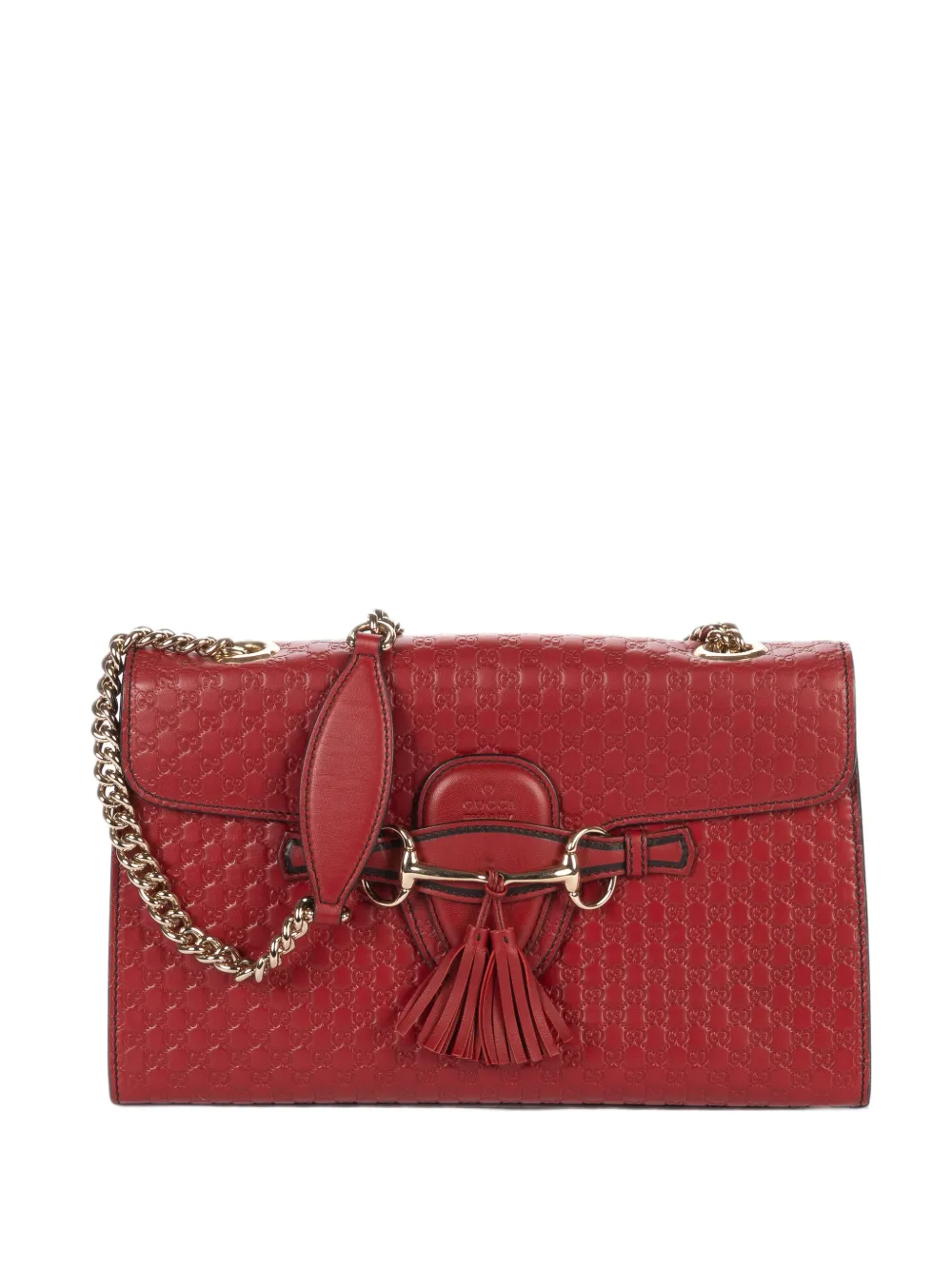 Gucci Pre-Owned Guccissima Emily shoulder bag - Rot