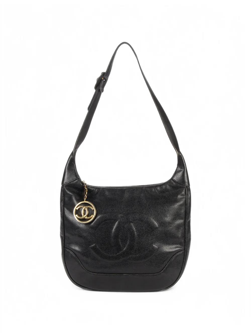 CHANEL Pre-Owned CC logo shoulder bag - Black