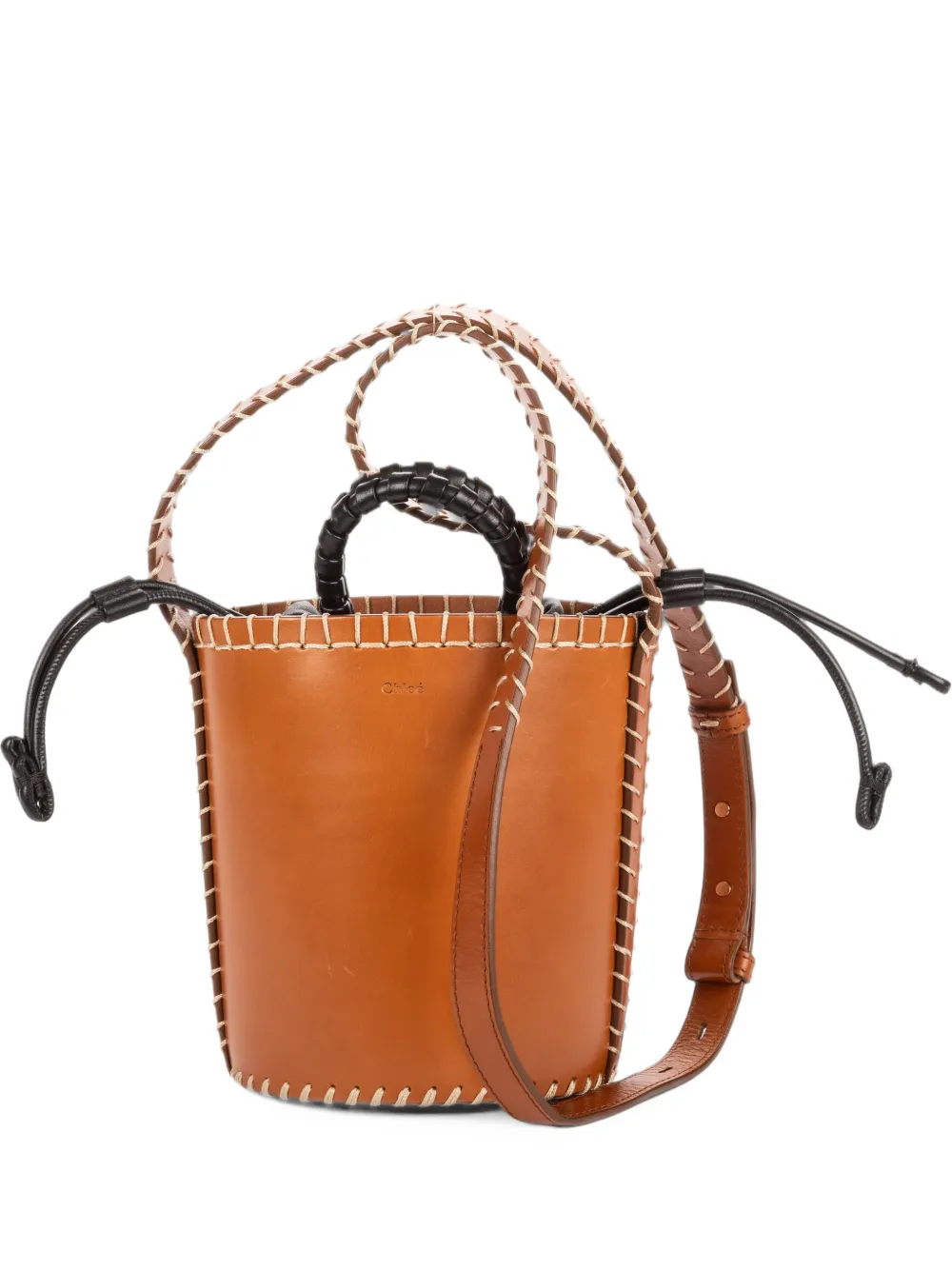 Chloé Pre-Owned Louela bucket bag - Braun