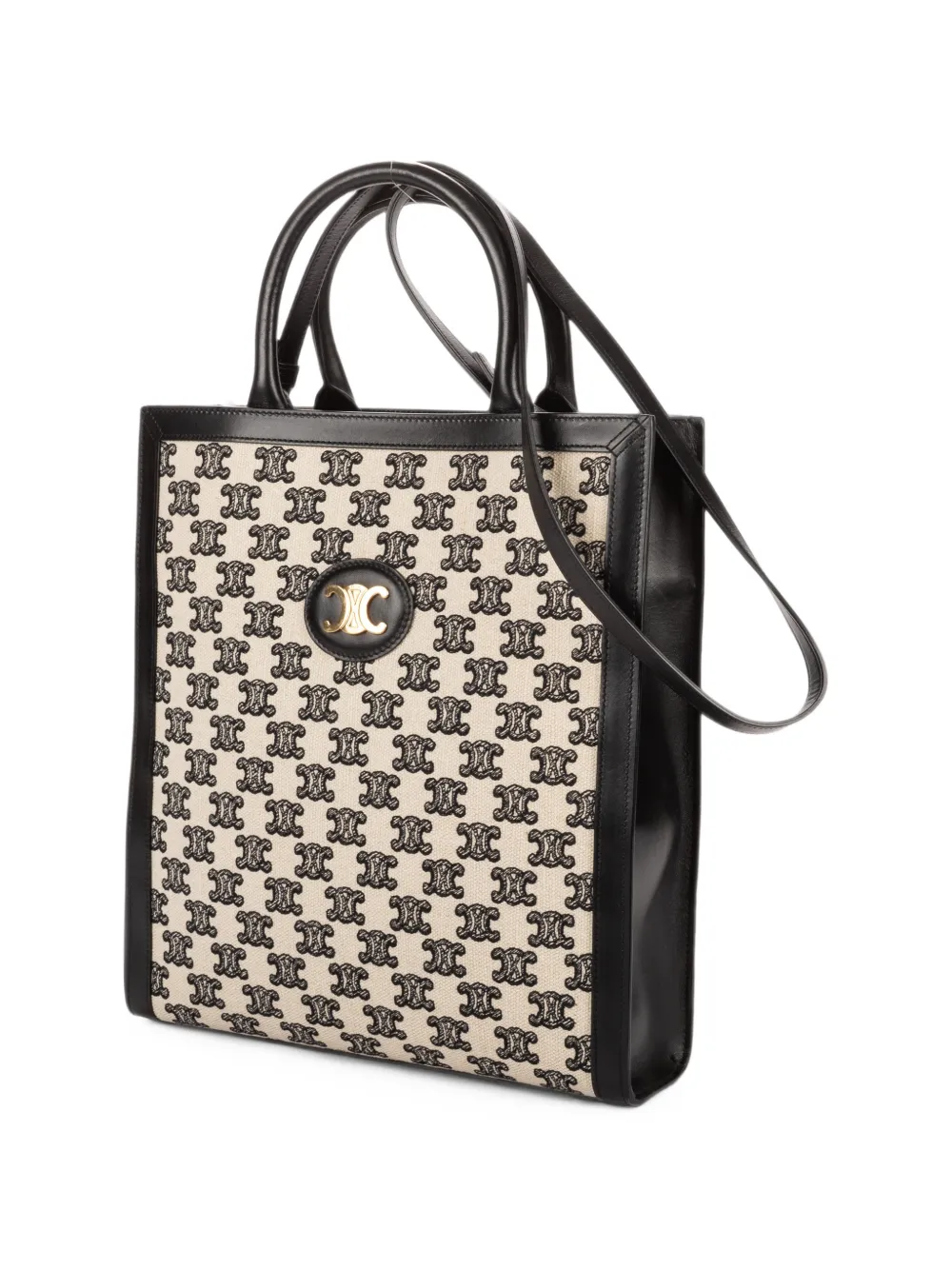 Celine Pre-Owned small Triomphe Vertical Cabas tote bag Zwart