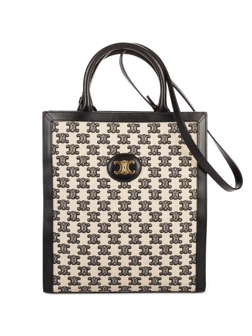 Celine Pre-Owned small Triomphe Vertical Cabas tote bag Zwart