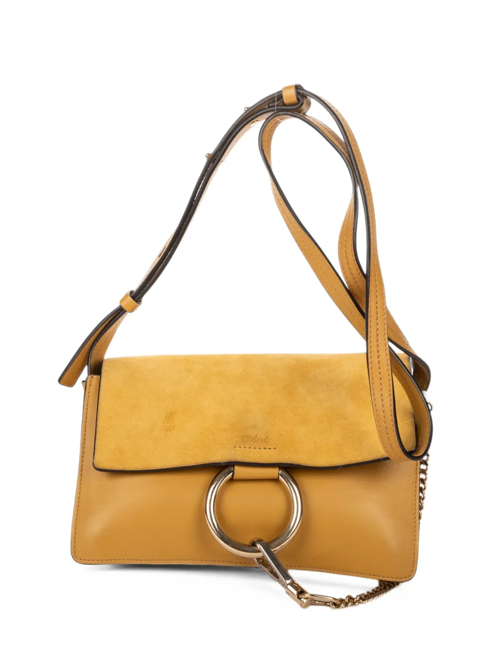 Chloé Pre-Owned small Faye shoulder bag - Gelb