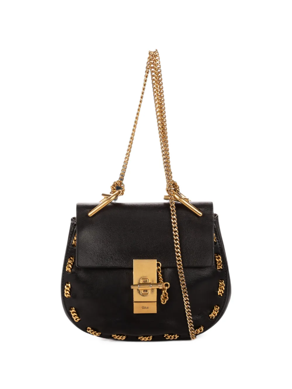 Chloé Pre-Owned Mini Drew Chain Around shoulder bag - Schwarz