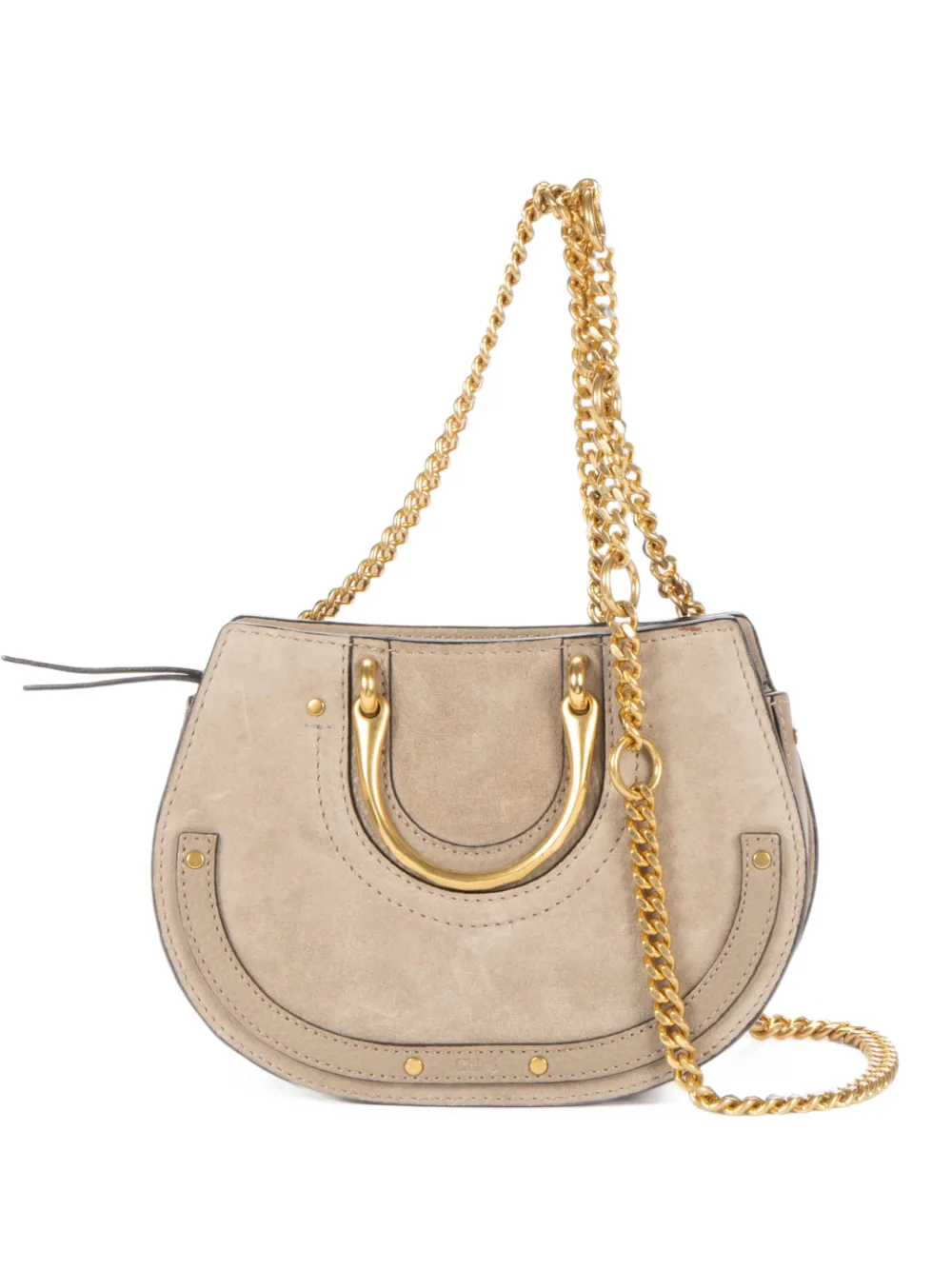 Chloé Pre-Owned small Pixie shoulder bag - Grau