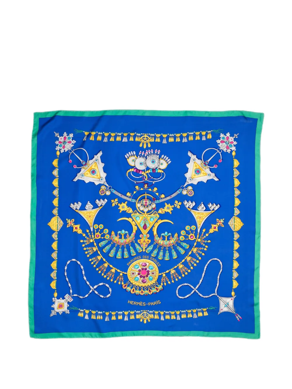 Hermès Pre-Owned Parures des Sables scarf - Blau