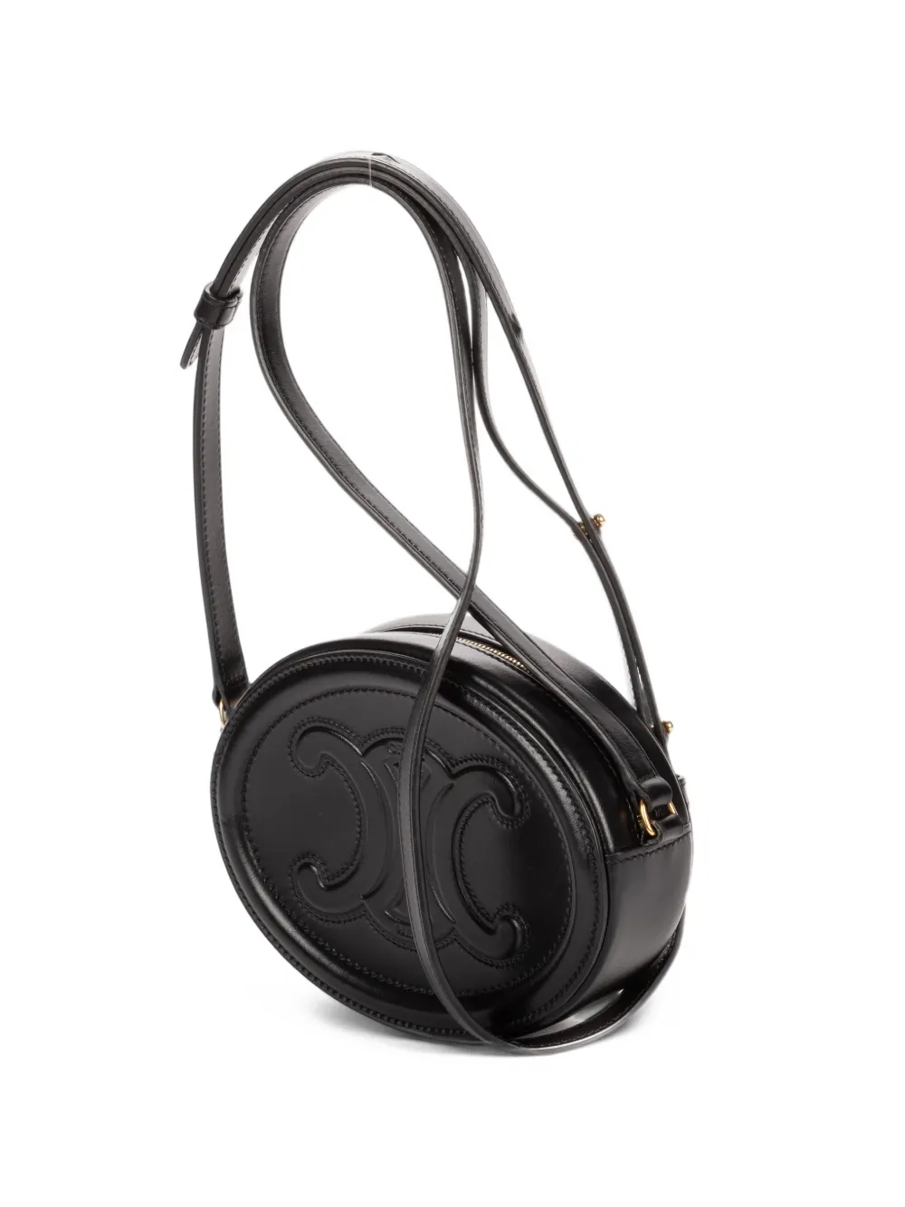 Celine Pre-Owned Triomphe Oval crossbody bag - Schwarz