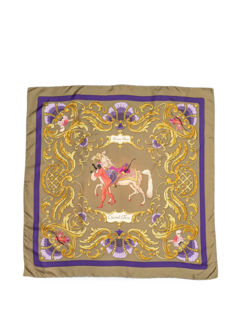 Hermès Pre-Owned Cheval Turc scarf - Grün