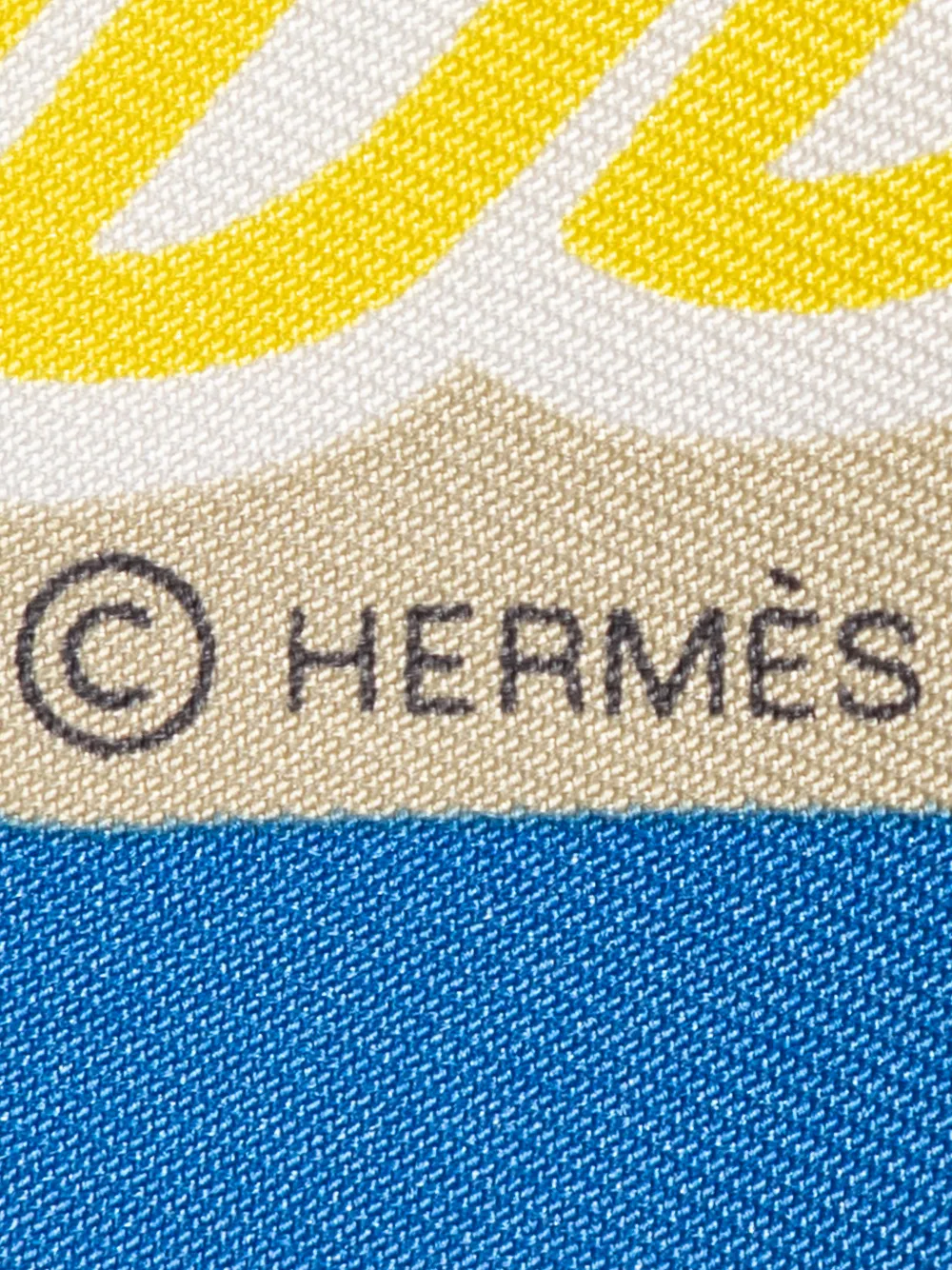 Hermès Pre-Owned Fantaisie d'Etriers スカーフ | ブルー | FARFETCH JP