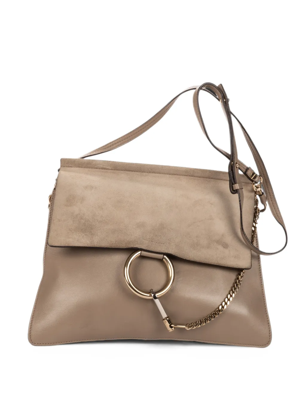 Chloé Pre-Owned medium Faye shoulder bag - Grau