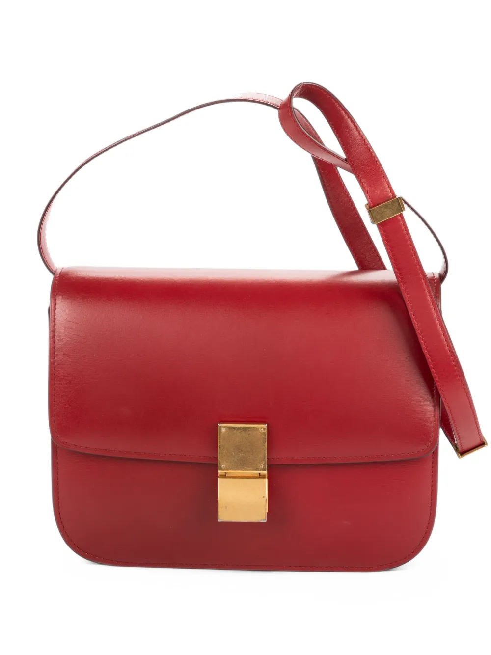 Celine Pre-Owned medium Classic Box shoulder bag - Red