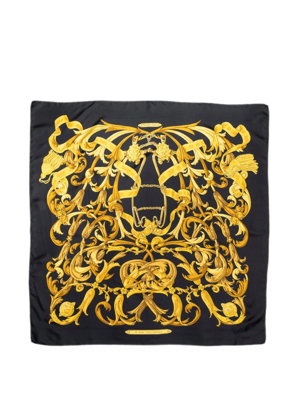 Hermès Pre-Owned Le Mors à la Connétable scarf - Schwarz