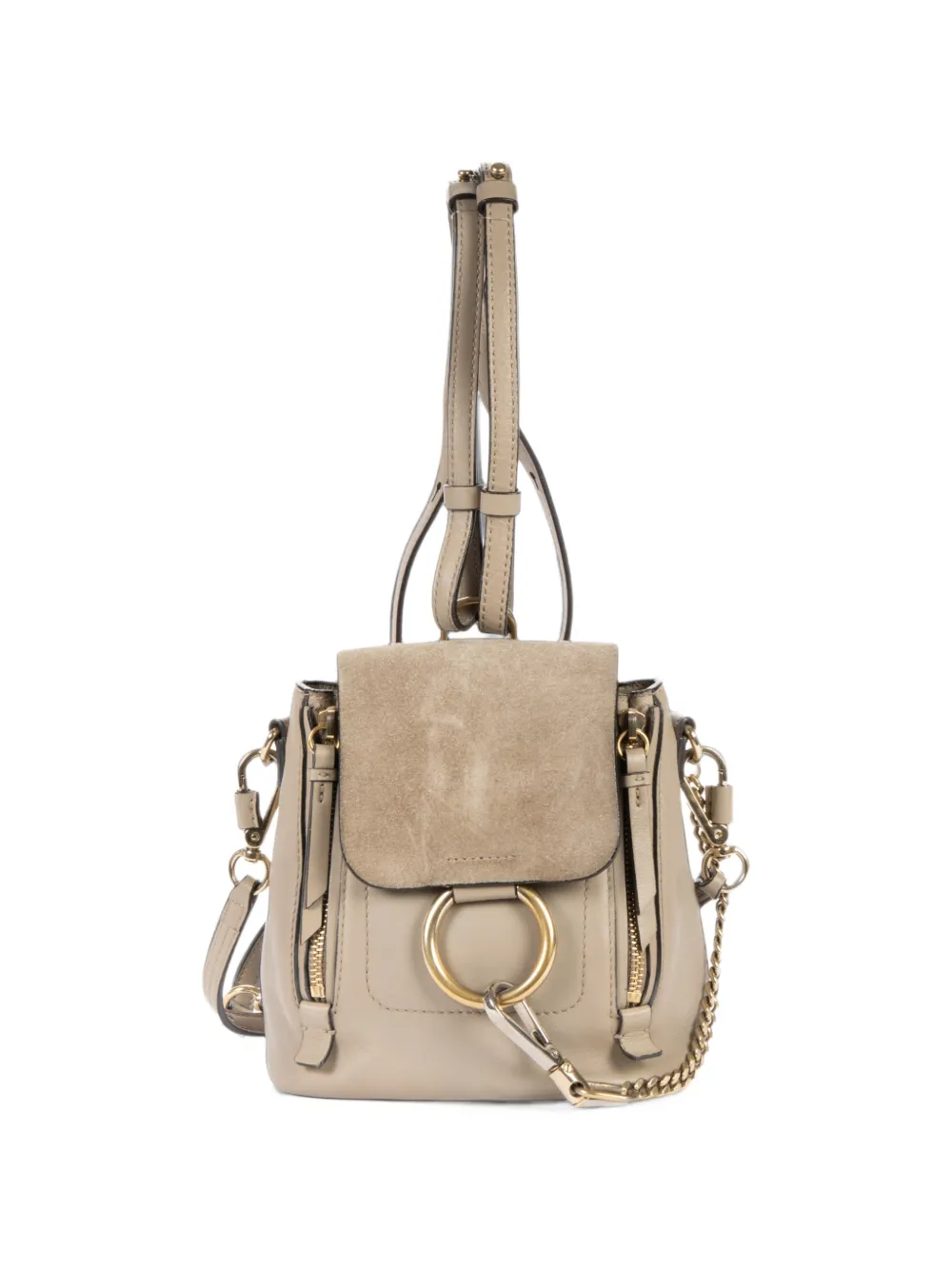 Chloé Pre-Owned mini Faye mini bag - Nude