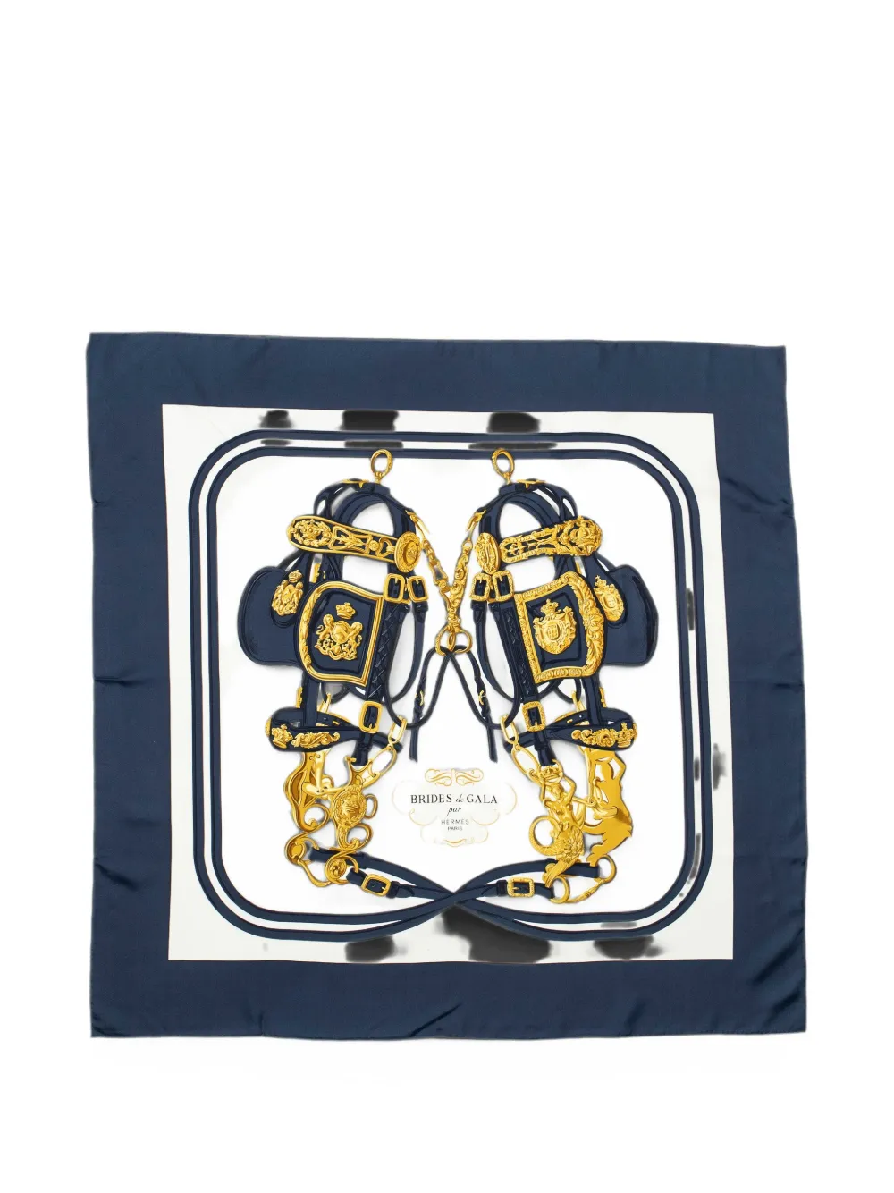 Hermès Pre-Owned Brides de Gala silk scarf - Blau