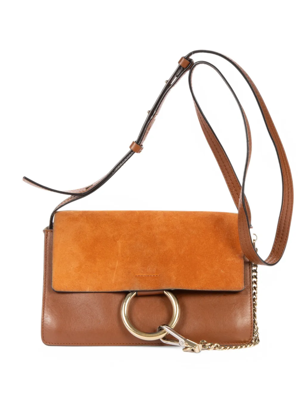 Chloé Pre-Owned Faye shoulder bag - Braun