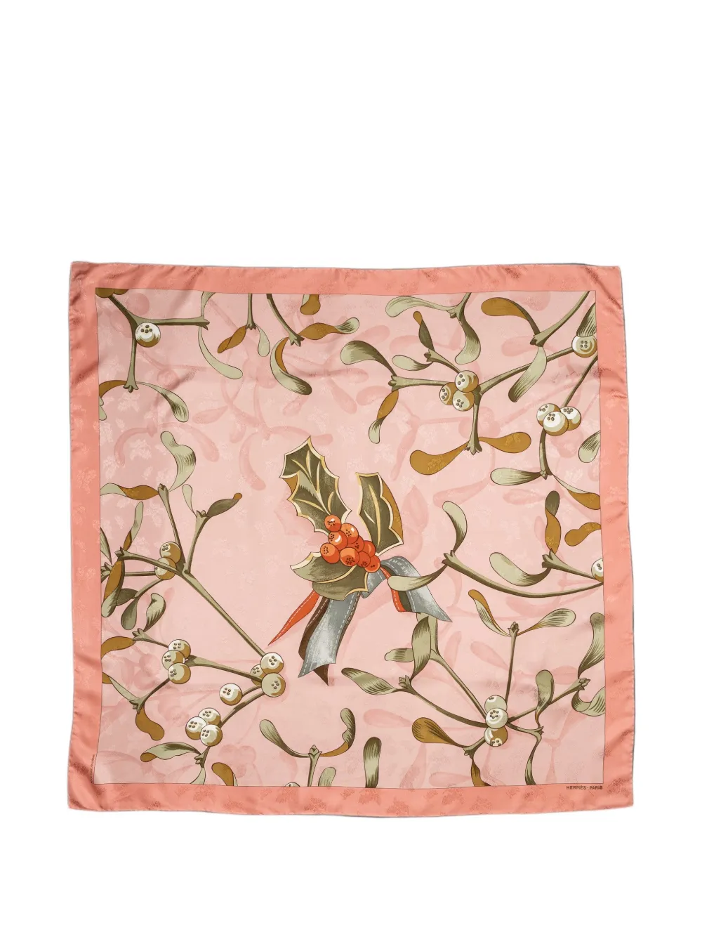 Hermès Pre-Owned Neige d'Antan silk scarf - Rosa