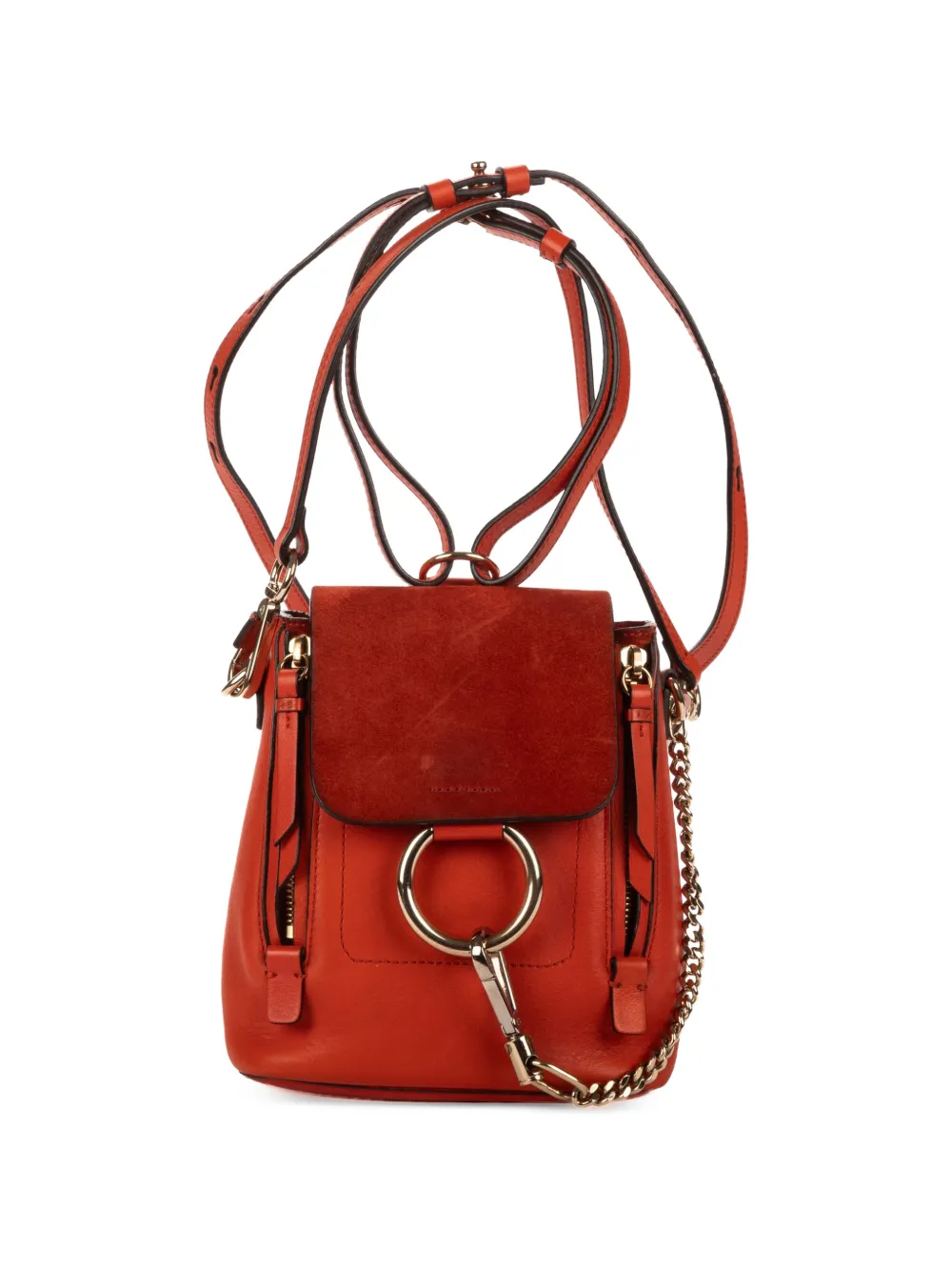 Chloé Pre-Owned Faye backpack - Rot