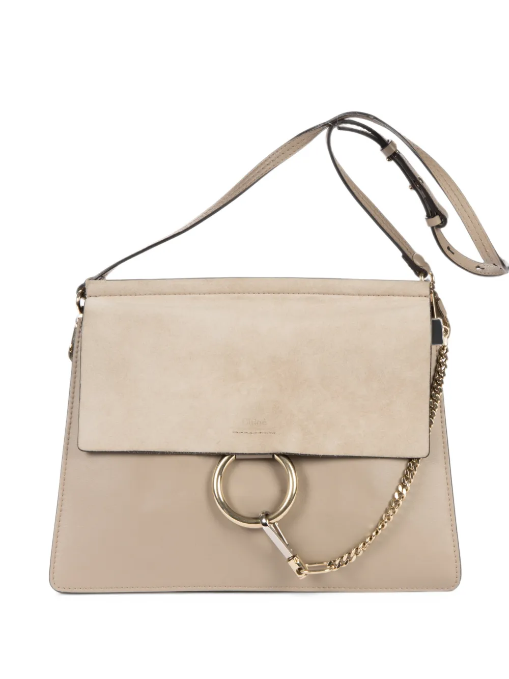 Chloé Pre-Owned Faye shoulder bag - Nude