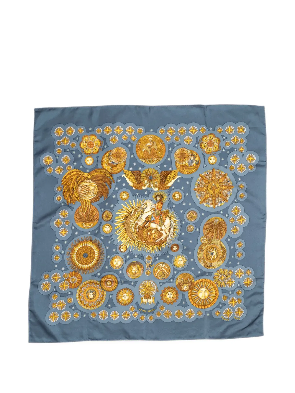 Hermès Pre-Owned Le Roy Soleil scarf - Blau