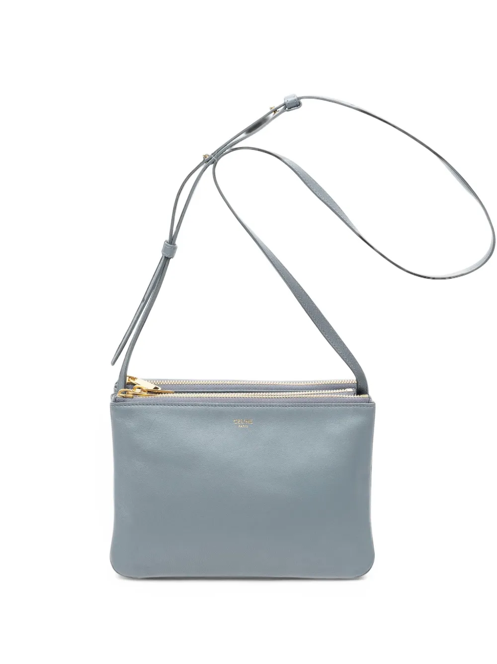 Celine Pre-Owned small Trio cross body bag - Grey