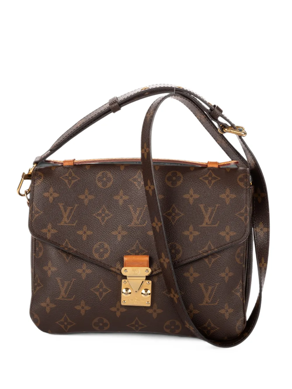 Louis Vuitton Pre-Owned Pochette Metis Monogram canvas shoulder bag - Marron