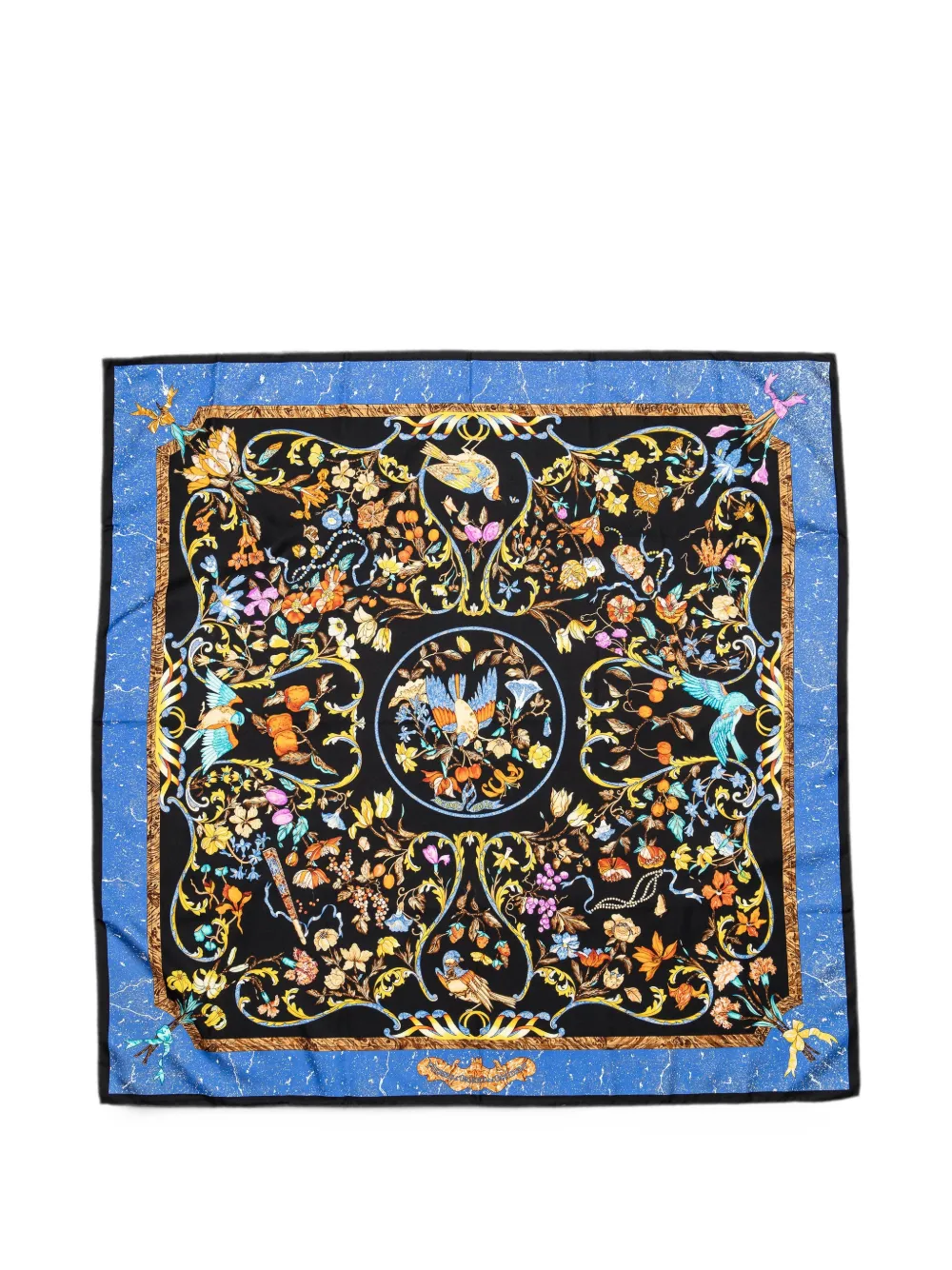 Hermès Pre-Owned Pierres d'Orient et d'Occident scarf - Schwarz