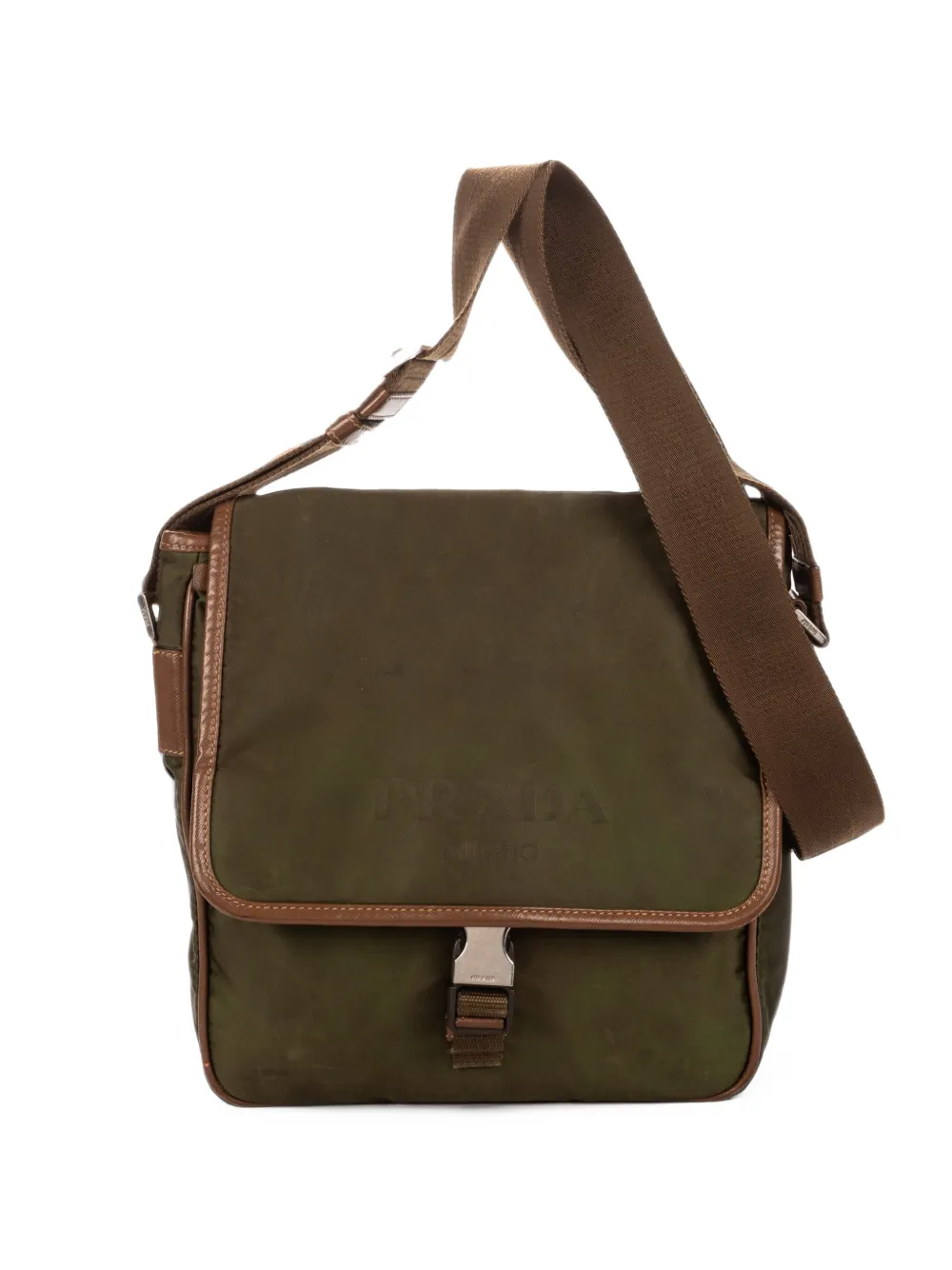 Prada Pre-Owned small Tessuto shoulder bag - Verde