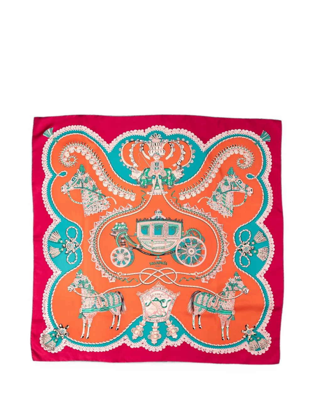 Hermès Pre-Owned Paperoles scarf - Orange
