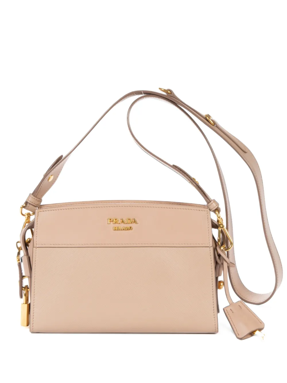 Prada Pre-Owned Esplanade leather shoulder bag - Pink