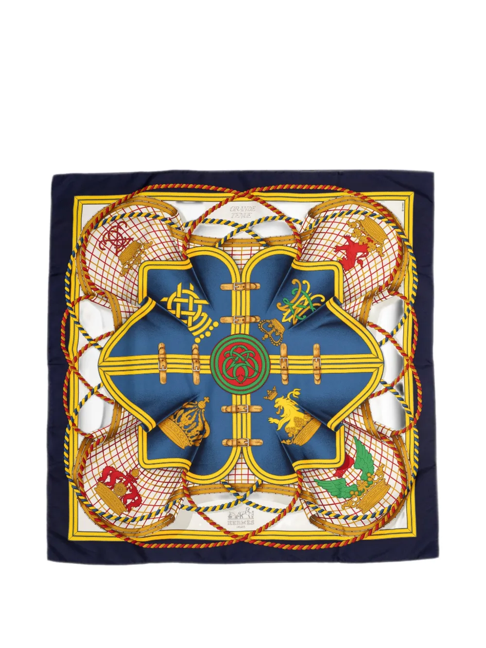 Hermès Pre-Owned Grande Tenue scarf - Blau