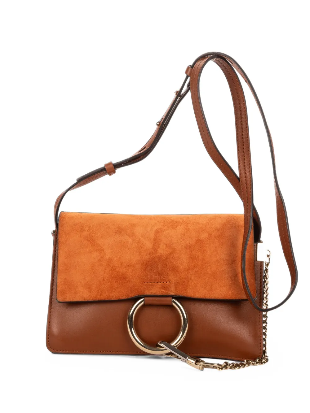Chloé Pre-Owned Faye shoulder bag - Braun