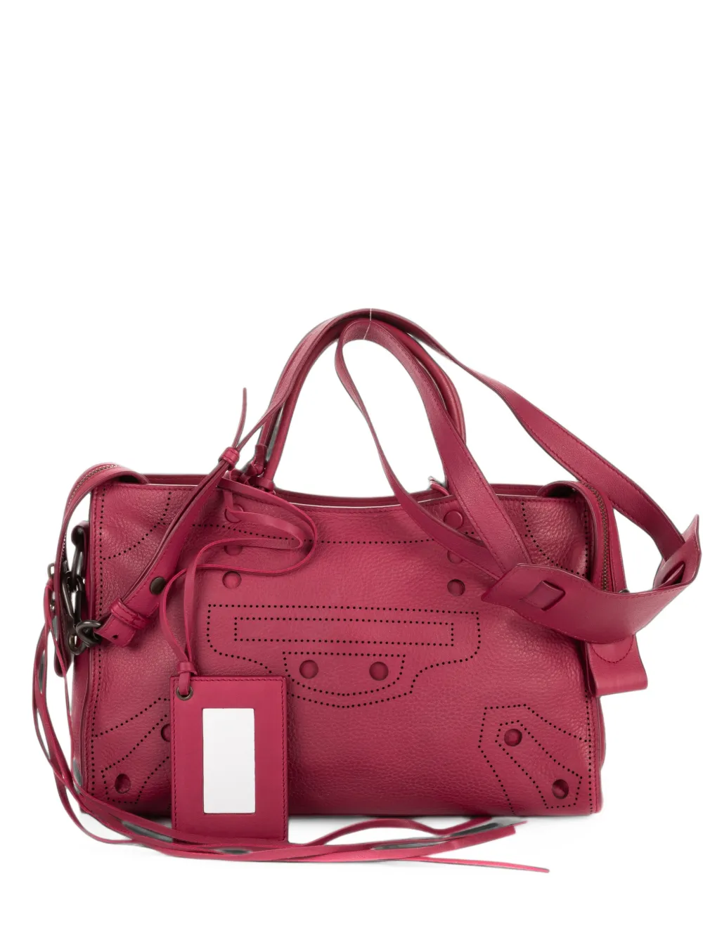 Balenciaga Pre-Owned Blackout City shoulder bag - Pink