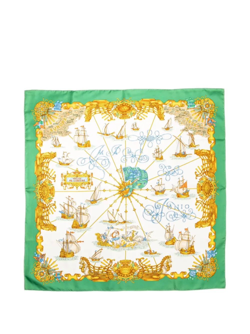 Hermès Pre-Owned Voiles de Lumiere scarf - Grün