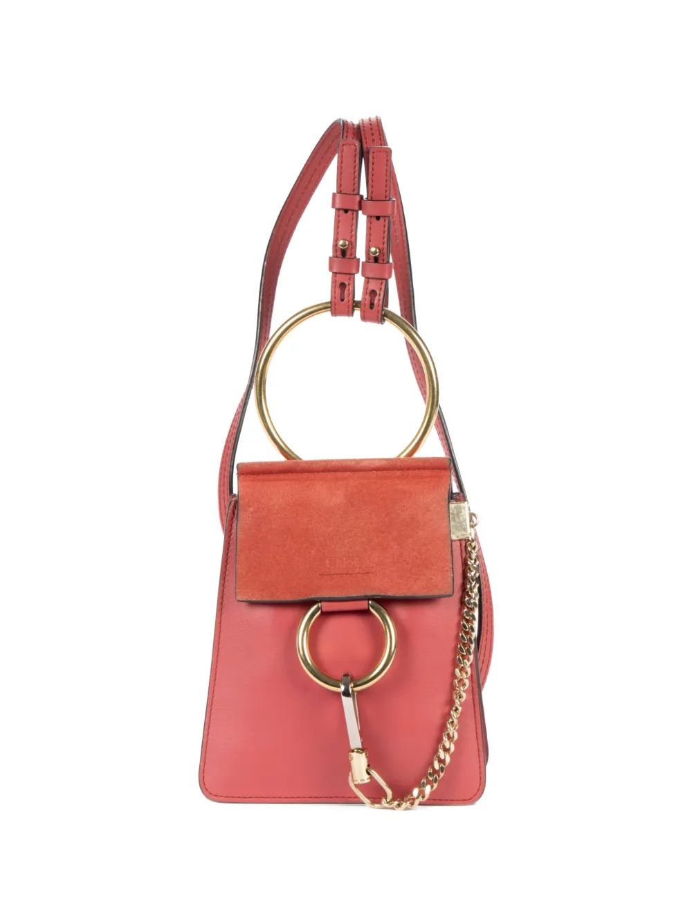 Chloé Pre-Owned small Faye Bracelet shoulder bag - Rot