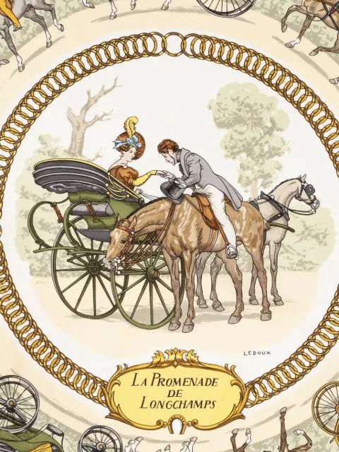 Hermès Pre-Owned La Promenade de Longchamps scarf