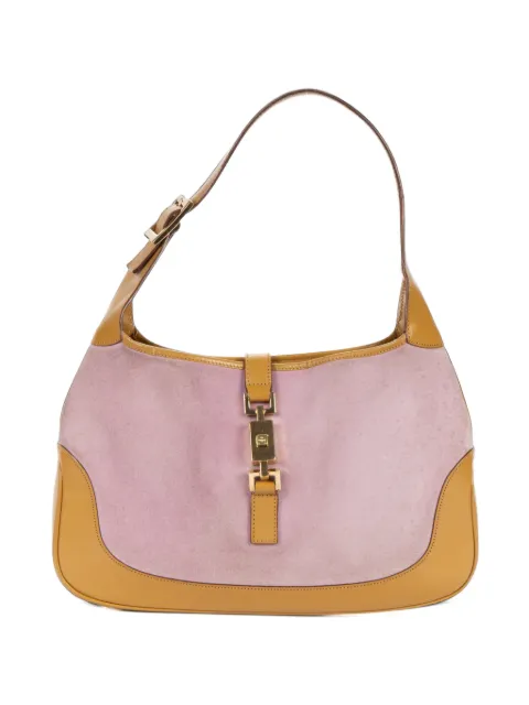 Gucci Pre-Owned Jackie leather-trim shoulder bag