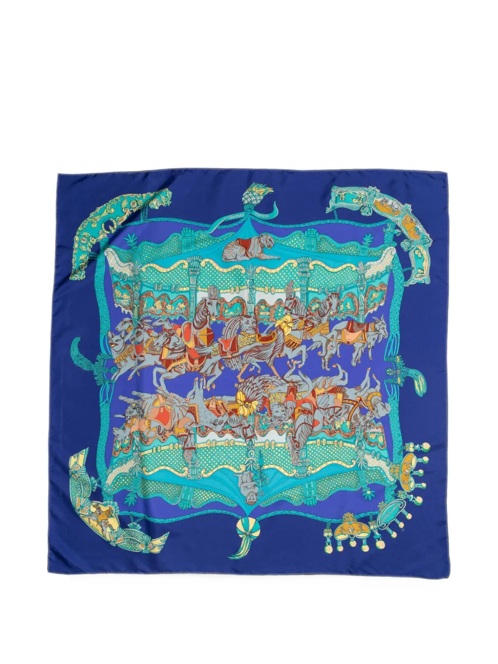 Hermès Pre-Owned Twill scarf - Blau