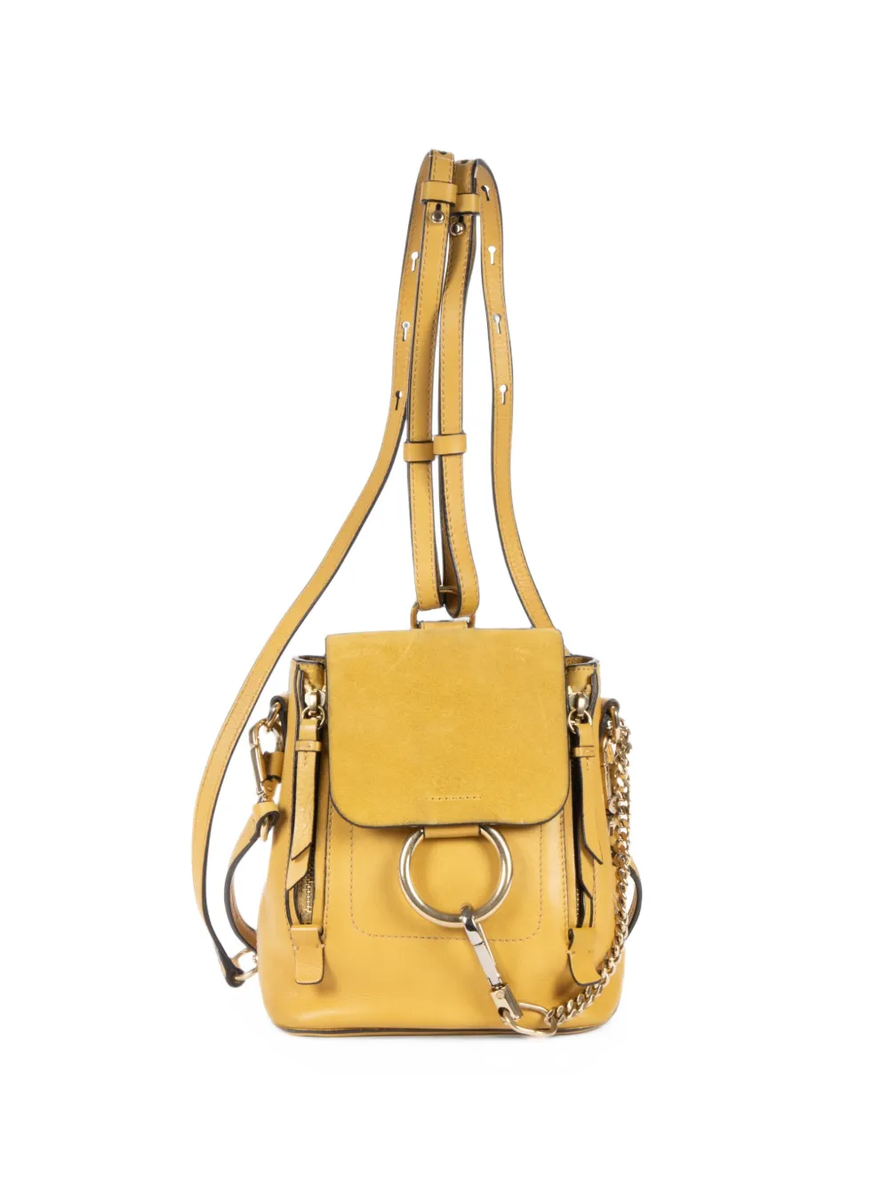 Chloé Pre-Owned mini Faye backpack - Gelb