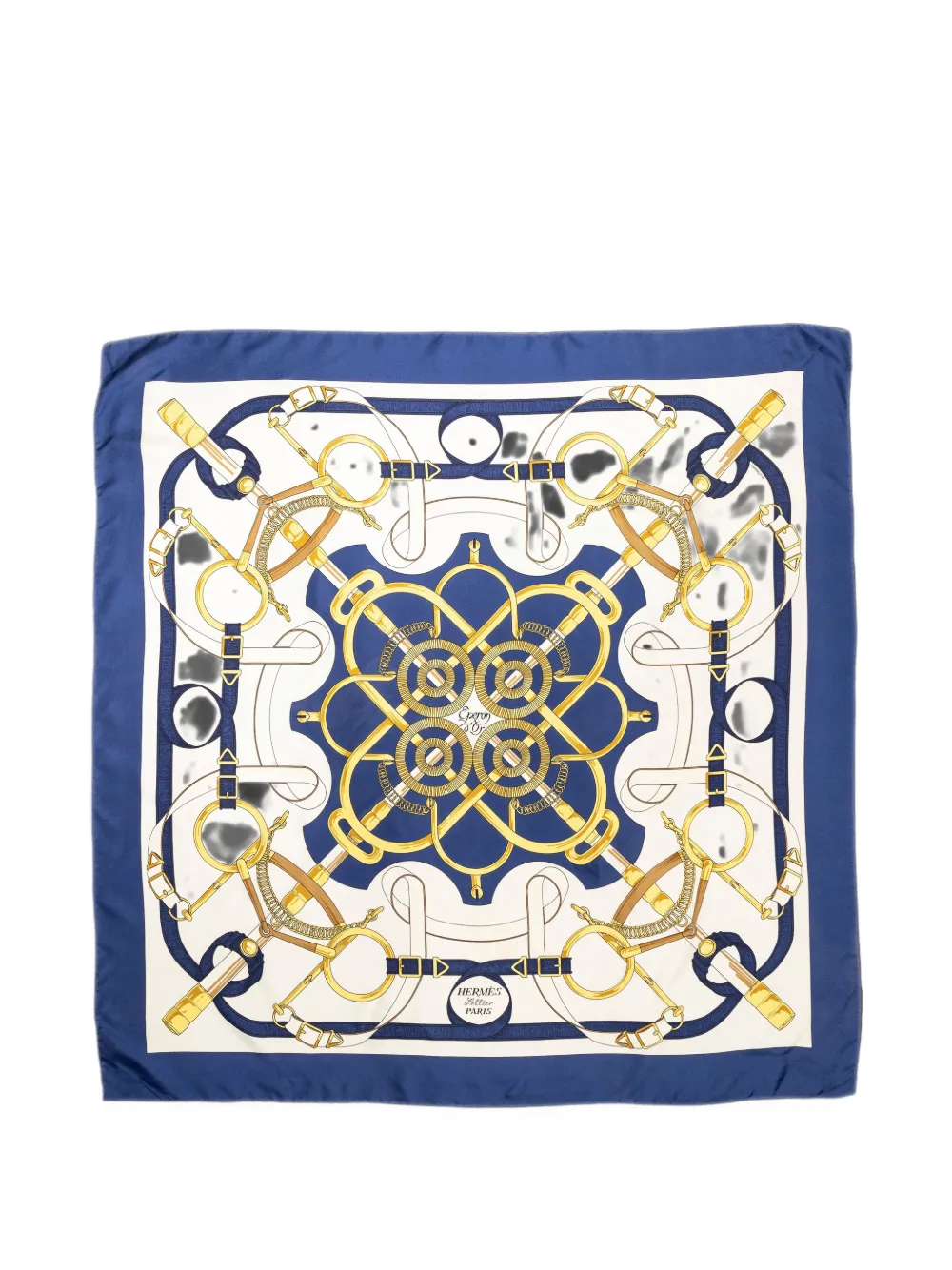 Hermès Pre-Owned Eperon d'Or silk scarf - Weiß