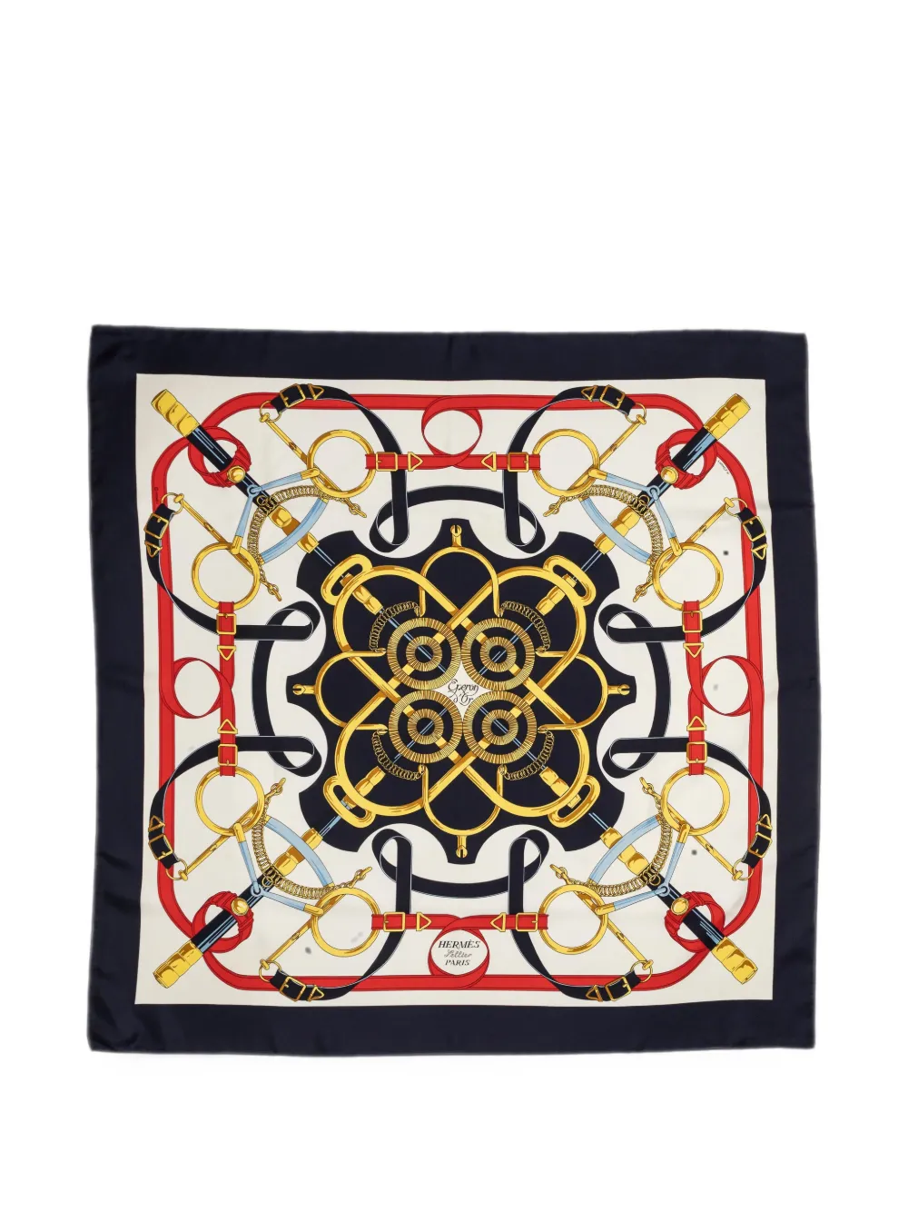 Hermès Pre-Owned Eperon d'Or scarf - Weiß