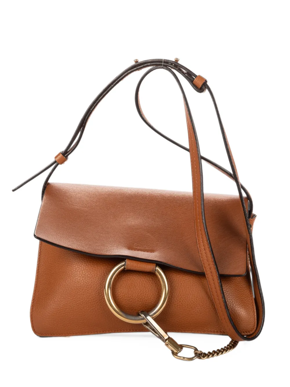 Chloé Pre-Owned small Faye shoulder bag - Braun