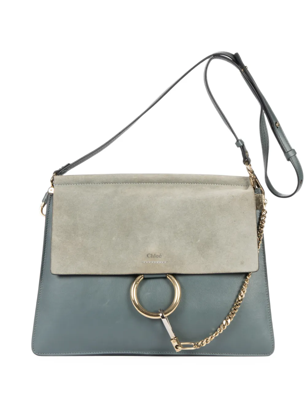 Chloé Pre-Owned medium Faye shoulder bag - Blau