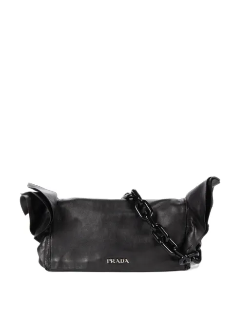 Prada Pre-Owned ruffle shoulder bag