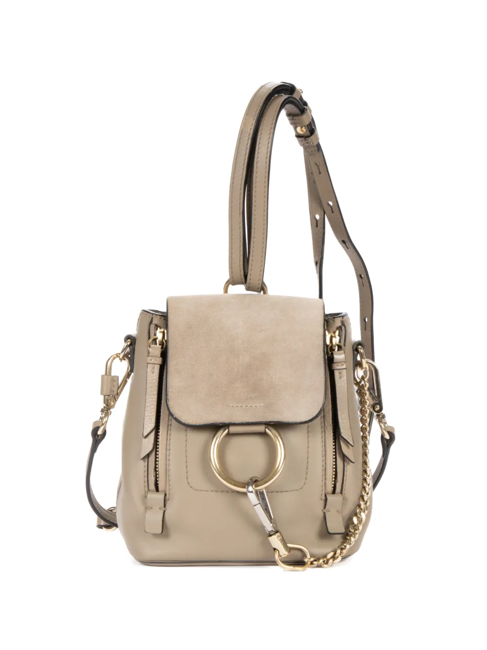 Chloé Pre-Owned small Faye backpack - Grau
