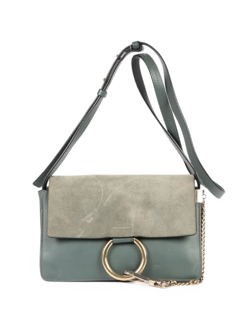 Chloé Pre-Owned small Faye shoulder bag - Blau