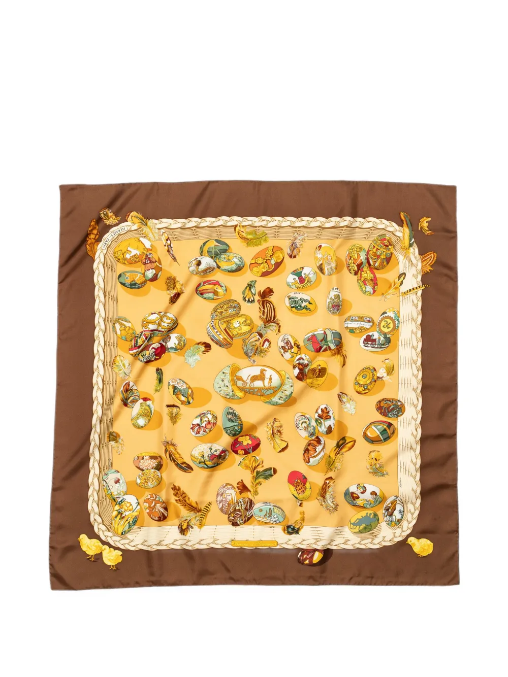 Hermès Pre-Owned Couvee d'Hermes scarf - Braun