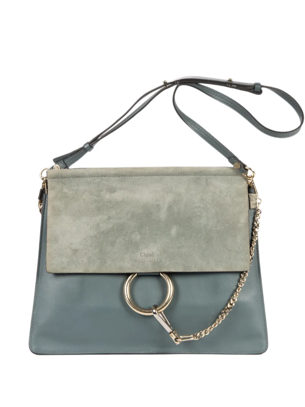 Chloé Pre-Owned medium Faye shoulder bag - Blau
