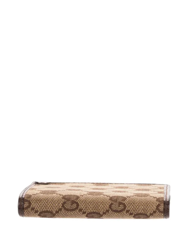 Gucci Pre-Owned GGモノグラム 二つ折り財布 | ニュートラル | FARFETCH JP