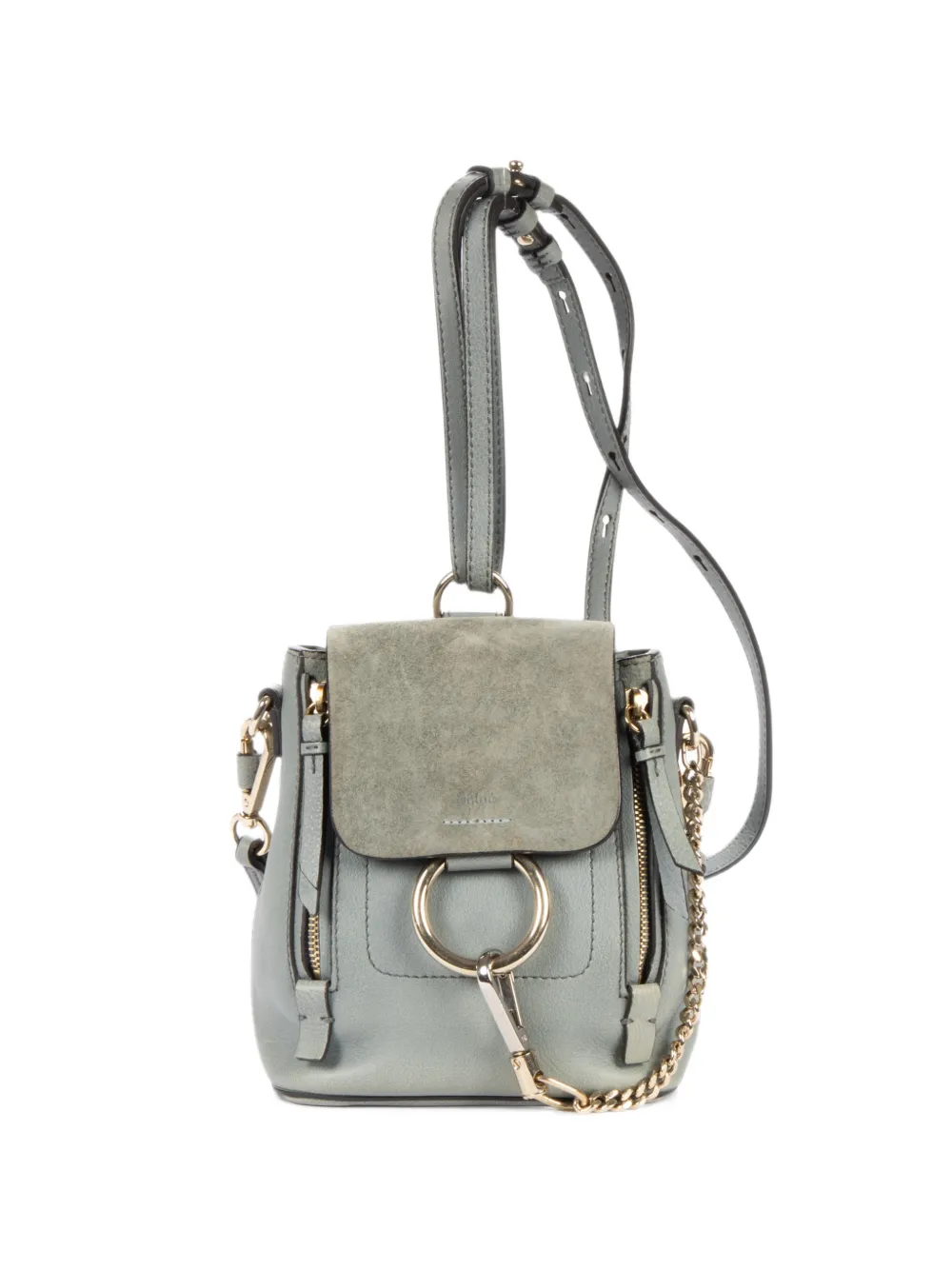 Chloé Pre-Owned mini Faye backpack - Blau