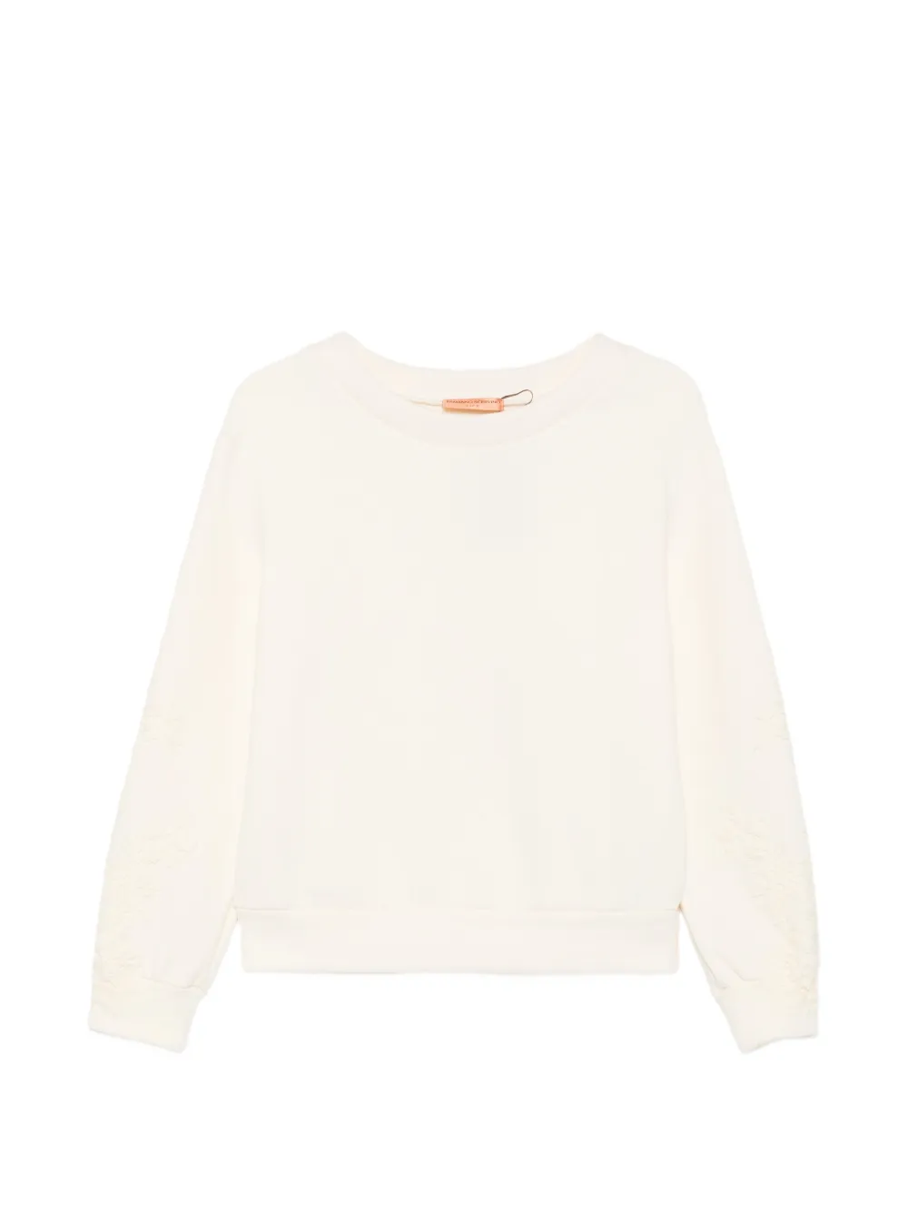 Ermanno Scervino lace-embroidered sweater - Nude