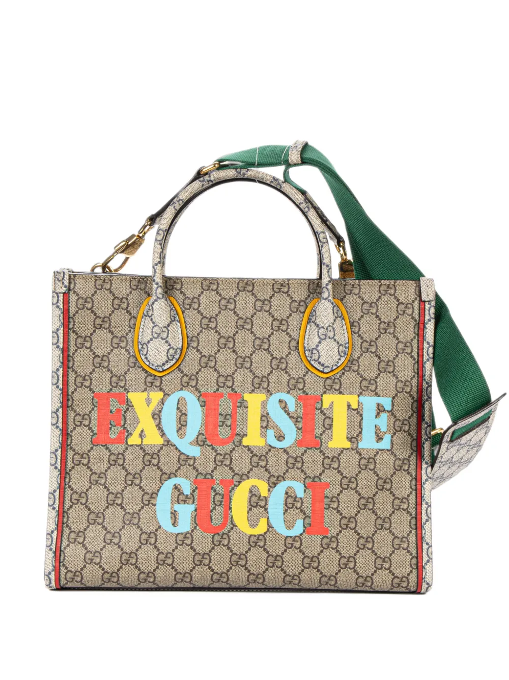 Gucci Pre-Owned small Exquisite GG Supreme tote bag - Neutrals